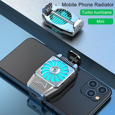 Радиатор за мобилен телефон USB система за охлаждане на игри Вентилатор за охлаждане Геймпад за Iphone Xiaomi Black Shark 3 Huawei Samsung с батерия Нов