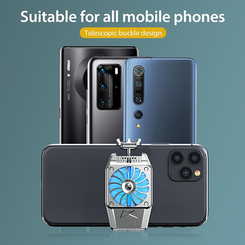 Mobiltelefon radiátor USB játékhűtő rendszer hűtőventillátor játékpad Iphone Xiaomi Black Shark 3 Huawei Samsung akkumulátorral új