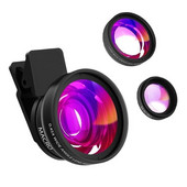 Telefon mobil universal 0,45X unghi larg 12,5X Macro HD Lentila pentru iPhone Android