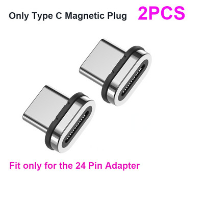 Adaptor de încărcare rapidă de tip C USB C de sex masculin la mamă 100W Conector de transfer de date Convertor magnetic USB3.1 Adaptor magnetic OTG USBC