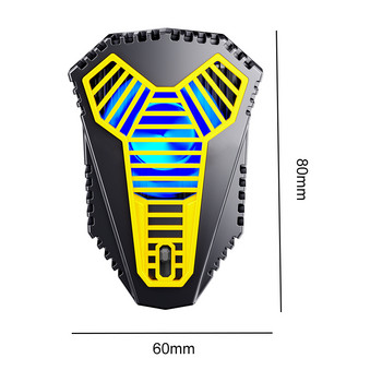 Охладител за мобилен телефон Охлаждащ вентилатор Радиатор за PUBG игра Охлаждащ радиатор за iPhone iPad Samsung Cooler Мобилен охлаждащ вентилатор