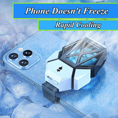 Radiator portabil pentru telefon mobil DY08 pentru PUBG Ventilator de răcire cu reglare cu două viteze pentru iPhone Accesorii pentru jocuri Android Cooler pentru jocuri