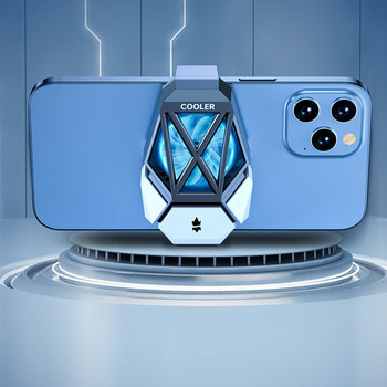 DY08 Преносим радиатор за мобилен телефон за PUBG Двускоростен регулатор Охлаждащ вентилатор за IPhone Android Аксесоари за игри Игра Охладител