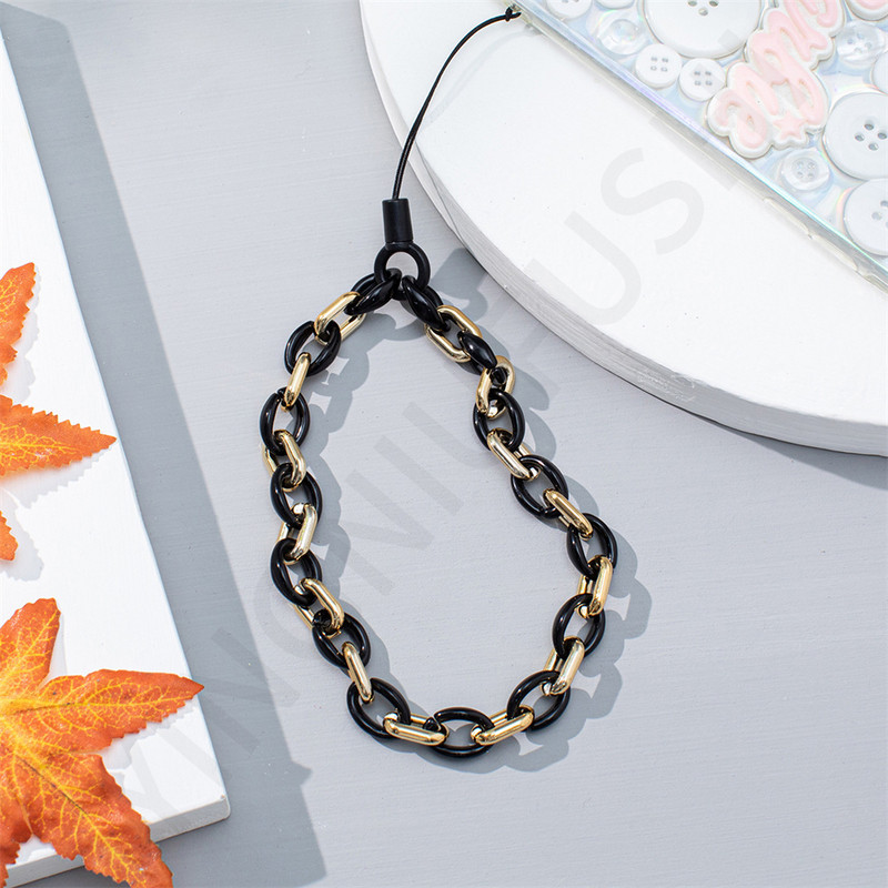 INS Kreatív Új Acklie Guancai Ring mobiltelefon-lánc Női Rövid, Elveszett divat Mobiltelefon Zsinór Kulcstartó