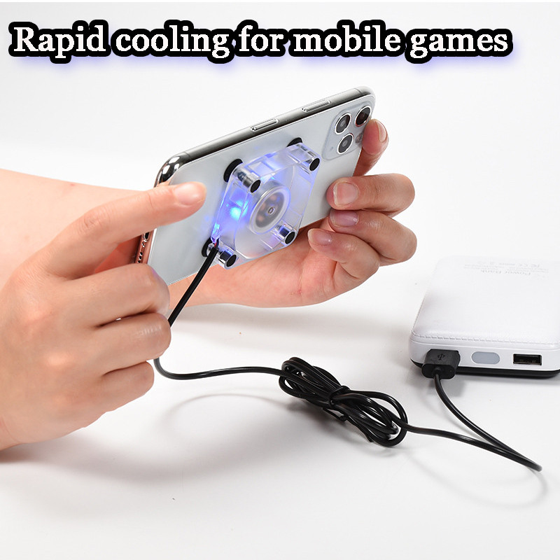 Hűtő 5 V USB teljesítmény ventilátor hűtőborda hűtőventilátor Android TV Box set Top Box mobiltelefon tapadókoronghoz