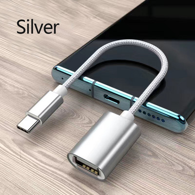 Cablu adaptor OTG USB tip C la USB 3.0 A Adaptor cablu de date OTG mamă pentru Xiaomi Samsung S20 Cablu USB OTG tip C Huawei