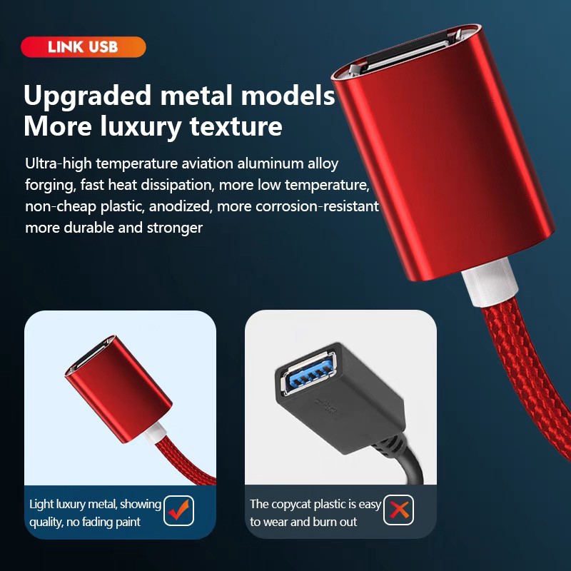 OTG Adapte Cable USB Type C USB 3.0 A anya OTG adatkábel adapter Xiaomi Samsung S20 Huawei Type C OTG USB kábelhez