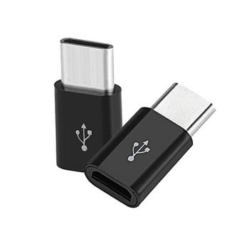 Мини преносим USB 3.1 Micro към USB-C Type-C адаптер за данни, конвертор за Xiaomi Huawei, Samsung Galaxy A7 адаптер, USB тип C