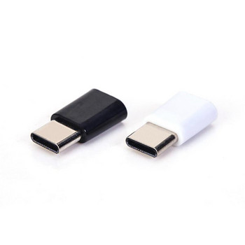 Мини преносим USB 3.1 Micro към USB-C Type-C адаптер за данни, конвертор за Xiaomi Huawei, Samsung Galaxy A7 адаптер, USB тип C