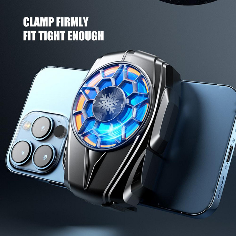 Tartós telefonradiátor univerzális telefon hűtőventilátor turbó ventilátor játék hűtő mobiltelefon hűtő hűtőborda gyors hűtés