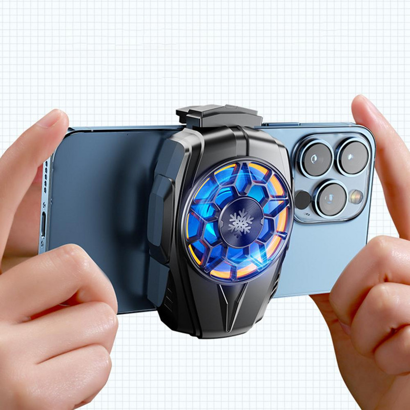 Tartós telefonradiátor univerzális telefon hűtőventilátor turbó ventilátor játék hűtő mobiltelefon hűtő hűtőborda gyors hűtés