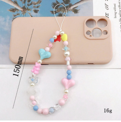 Litere acrilice de modă Lanț pentru telefon mobil Sniley Husă pentru telefon Curea Iepure Fluture Farmecul Telefon Funie Accesorii pentru bijuterii