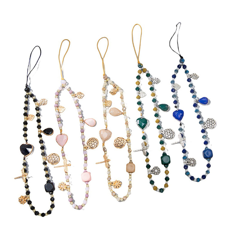 Ins telefonlánc Színes mobilláncok, akasztózsinór, elvesztést gátló zsinór, női ékszer ajándék