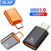 OLAF Adaptor USB 3.0 la tip C Adaptor OTG la USB C la USB tip C Femeie Convertor de transfer de date pentru laptop Samsung Xiaomi