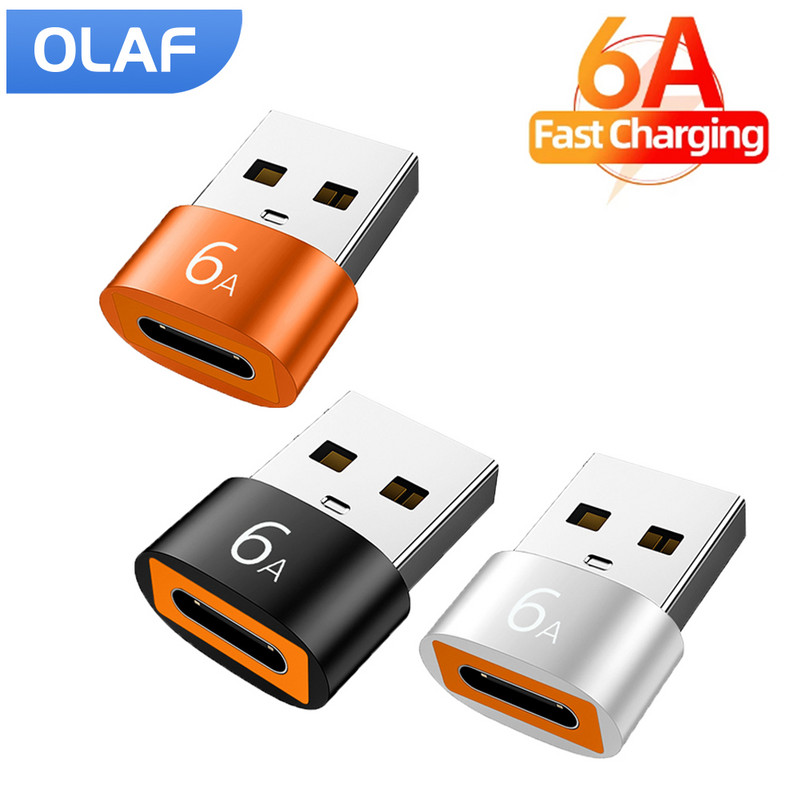 OLAF USB 3.0 - C típusú adapter OTG - USB C - USB Type-C női átalakító adatátviteli adapter laptophoz Samsung Xiaomi