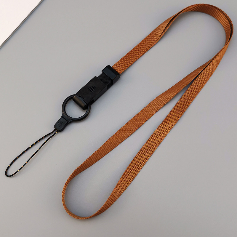 Lógas nyak kötél férfi és női szélessávú csúszócsatos lánc kulcskártya készlet univerzális hosszú hevederes zsinór Mobiltelefon zsinór