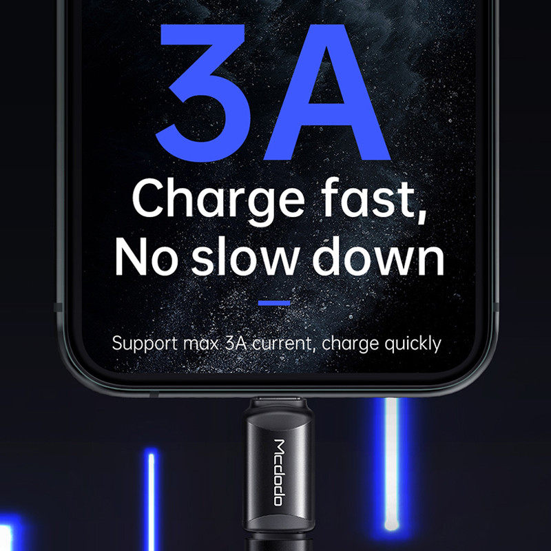 Mcdodo OTG USB Type C és Lightning adapter töltő adatkábel mikrokonverter iPhone 13 12 11 Pro Max X XR 3A gyorstöltéshez