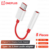 Cablu audio original Oneplus tip C la jack de 3,5 mm pentru Oneplus 10 Pro 10R 9 9RT 5G 8T 7T Nord 2T Ace Tipo c Adaptor auxiliar pentru căști