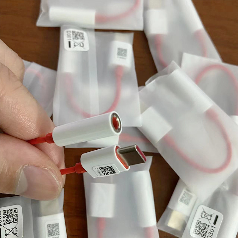 Eredeti Oneplus C típusú 3,5 mm-es jack audiokábel Oneplus 10 Pro 10R 9 9RT 5G 8T 7T Nord 2T Ace Tipo c fejhallgató Aux adapterhez