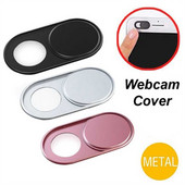Lentila camerei pentru laptop Capac pentru camerele web Slider Fisheye Slider metalic ultra subțire Autocolant declanșator pentru MacBook Pro IMac PC IPad Tabletă