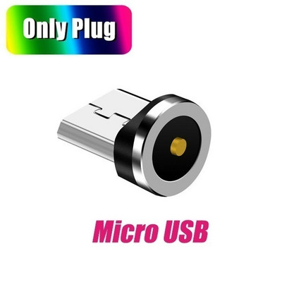 Mufă magnetică Adaptor cablu de încărcare magnetică 8 pini Micro USB tip C conector magnetic pentru iPhone Xiaomi Samsung Huawei