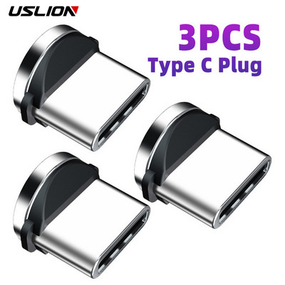 Mufă magnetică Adaptor cablu de încărcare magnetică 8 pini Micro USB tip C conector magnetic pentru iPhone Xiaomi Samsung Huawei