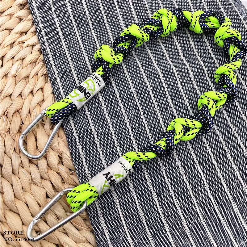 Fluoreszkáló színű univerzális telefonszíj csavarható zsinór táskákhoz Fonott csíkok Kulcszsinór akasztós nadrág Kiegészítők Kulcstartó