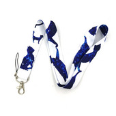 Starry Sky Cat Cat Break Breloc Snur pentru chei ID Card Bagde Holder Colier Key Strong Atârna Snur Panglică DIY Snur