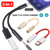 Adaptor USB tip C la 3,5 mm Aux Tip-c 3 5 Jack Cablu audio Convertor cablu pentru căști pentru Oneplus Huawei Xioaomi Redmi Universal