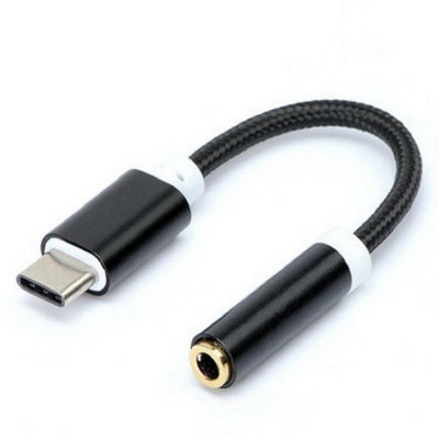Adaptor USB tip C la 3,5 mm Aux Tip-c 3 5 Jack Cablu audio Convertor cablu pentru căști pentru Oneplus Huawei Xioaomi Redmi Universal