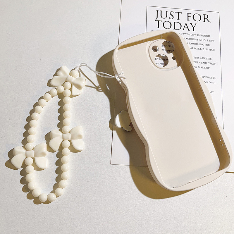 Mobiltelefon kötél Gyöngyök Gyöngyölés Telefontok Szíj Íj Mobil Medál Telefon Tartozékok Láncékszerek Női Kulcstartó