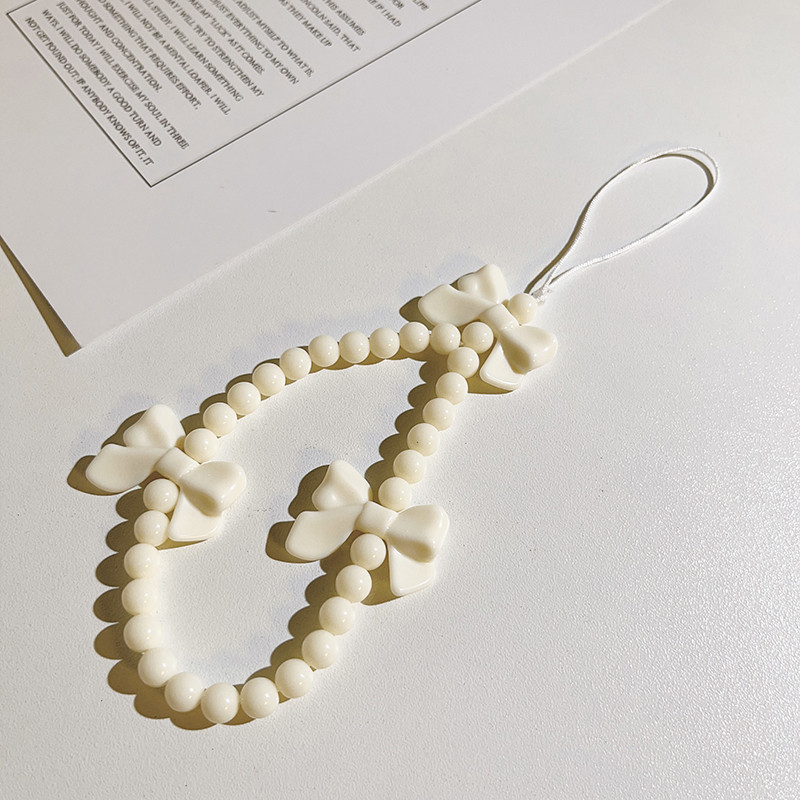 Mobiltelefon kötél Gyöngyök Gyöngyölés Telefontok Szíj Íj Mobil Medál Telefon Tartozékok Láncékszerek Női Kulcstartó