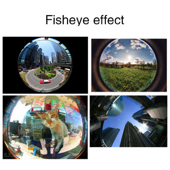 Fish Phone Lens Generic Camera for Smartphone Широкоъгълен Fisheye Lens and Clip Macro Camera Camera 3 In 1 Support iPhone Samsung