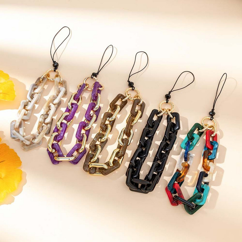 Lánc elvesztést gátló ékszergyűrű csat telefon zsinór Mobiltelefon szíj Puha kerámia kötél Mobiltelefon zsinór