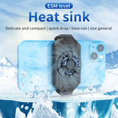 Ventilator portabil de răcire a telefonului mobil, disipare a căldurii, radiator, răcire a telefonului, disipare a temperaturii telefonului pentru jocul mobil