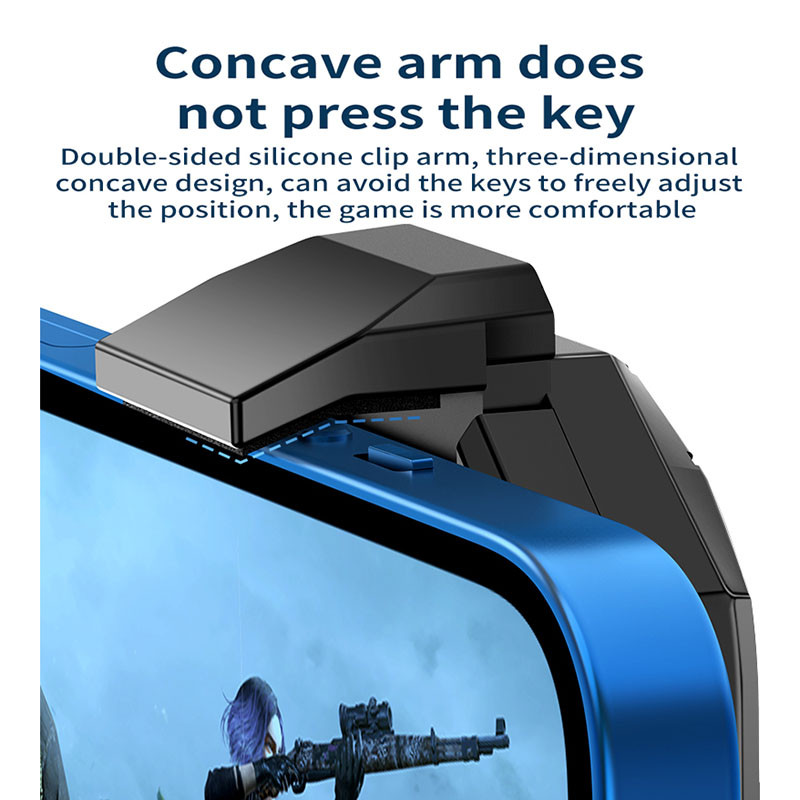 Hordozható mobiltelefon-hűtőventillátor hőelvezetés, hűtőradiátor, telefonhűtő telefon hőmérséklet-eloszlás mobiljátékhoz