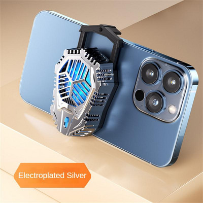 Telefon mobil din aliaj de aluminiu Radiator de căldură rece 2a Disiparea căldurii Radiator magnetic al telefonului mobil Mini ventilator de răcire reglabil pentru telefon 5v