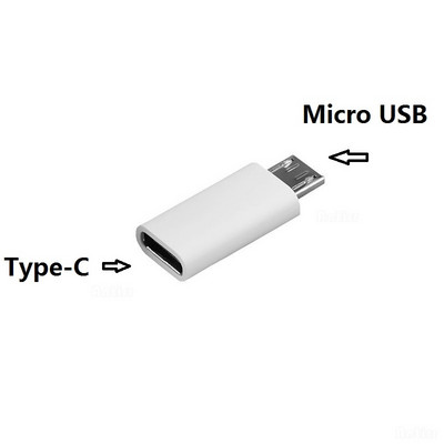 Conector adaptor USB tip C la micro USB Android pentru tabletă pentru telefon inteligent Convertor micro USB bărbat la tip C femeie