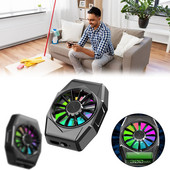 Mini ventilator de răcire universal pentru telefon mobil, radiator Turbo Hurricane, răcitor de jocuri pentru telefon mobil, radiator rece pentru iPhone/Samsung/Huawei