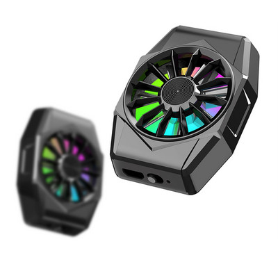 Mini ventilator de răcire universal pentru telefon mobil, radiator Turbo Hurricane, răcitor de jocuri pentru telefon mobil, radiator rece pentru iPhone/Samsung/Huawei