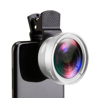 Objektiv za mobilni telefon 0,45X širokokutni zum, makro objektivi Kompleti fotoaparata s objektivom za spajanje na telefonu za objektiv fotoaparata pametnog telefona