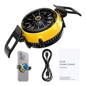 Radiator telefon mobil | Radiator rapid portabil reîncărcabil | Mini radiator ventilator de răcire pentru jocuri în flux live Vizionarea emisiunilor a