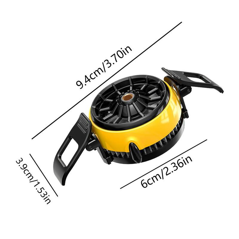 Mobiltelefon radiátor | Hordozható, újratölthető gyorsradiátor | Mini hűtőventilátor radiátor játék élő közvetítéséhez, műsorok nézéséhez a