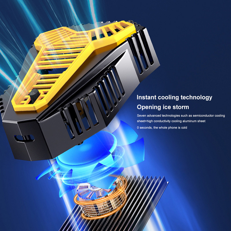Mobiltelefon-radiátor, hordozható félvezető telefonhűtő, univerzális, kétfokozatú állítótartozékok játékhoz, élő adáshoz