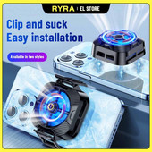 RYRA 2023 Nou Răcitor de telefon portabil cu semiconductor magnetic cu clemă din spate Ventilator de răcire cu semiconductor pentru telefon Răcitor de aer pentru telefon mobil