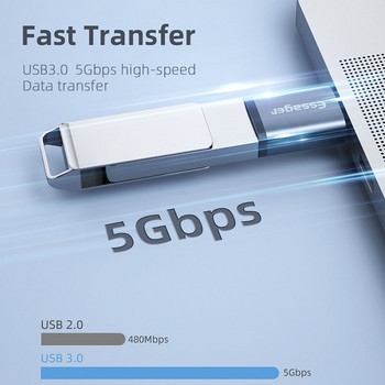 Essager USB 3.0 Type C OTG адаптер Micro USB Microusb към Type-C USB-C конвертор USBC конектор за Macbook Xiaomi mi Samsung S20