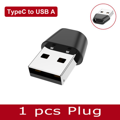 Adaptor USLION tip C la USB 2.0 OTG Adaptor femelă Convertor pentru Samsung S20 Xiaomi Huawei Macbook TypeC la încărcător de date USB A