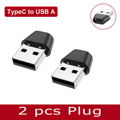 Adaptor USLION tip C la USB 2.0 OTG Adaptor femelă Convertor pentru Samsung S20 Xiaomi Huawei Macbook TypeC la încărcător de date USB A