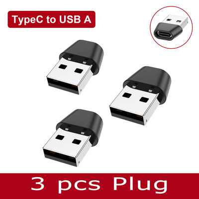 Adaptor USLION tip C la USB 2.0 OTG Adaptor femelă Convertor pentru Samsung S20 Xiaomi Huawei Macbook TypeC la încărcător de date USB A