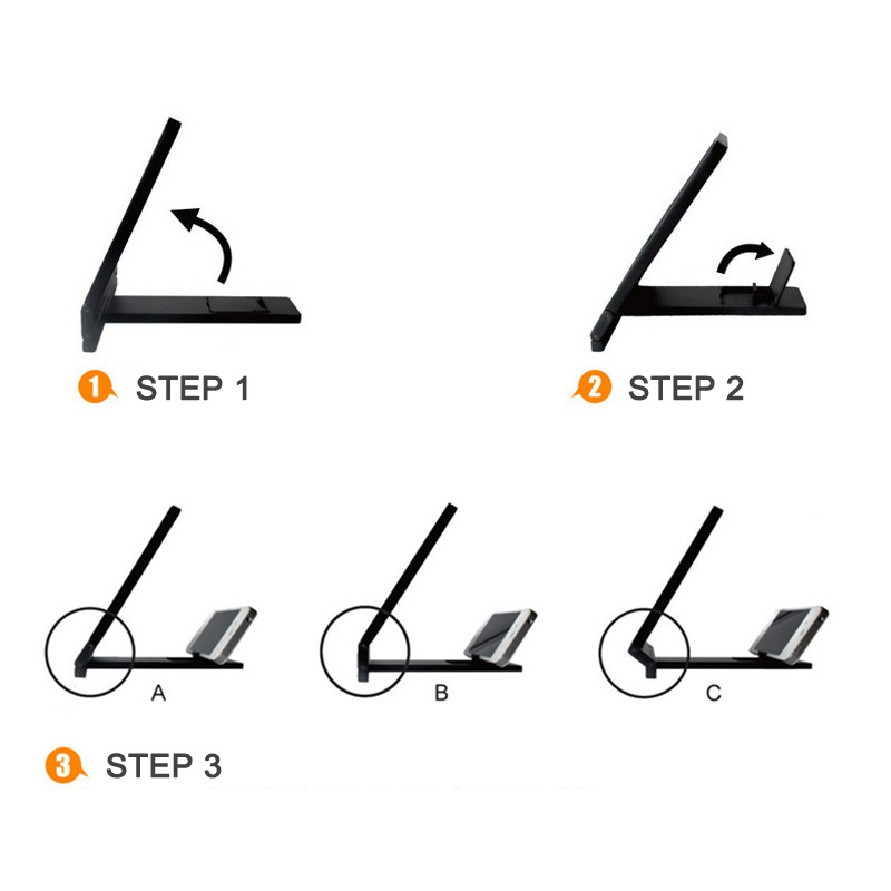 3D képernyő erősítő Mobiltelefon képernyő videó nagyító 2-3-szoros nagyítás nagy felbontású erősítő összecsukható okostelefon állvány